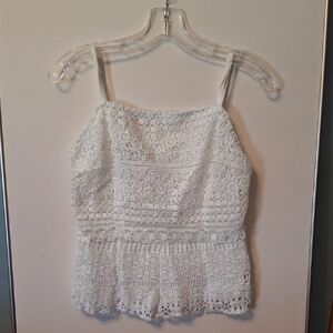 Kendall & Kylie White Lace Camisole